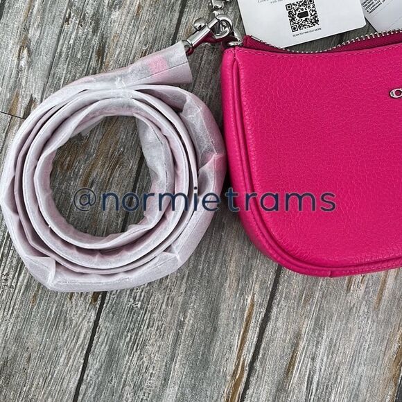 Coach Teri Mini Crossbody Shoulder Bag With Palm Tree Charm Leather - Picture 8 of 8